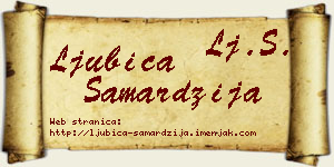 Ljubica Samardžija vizit kartica